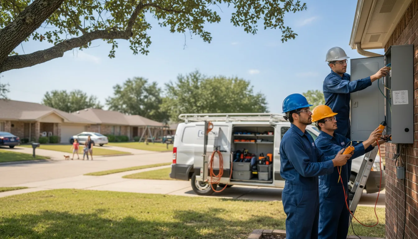 Certified electrician providing emergency electrical services in Cresbard, SD